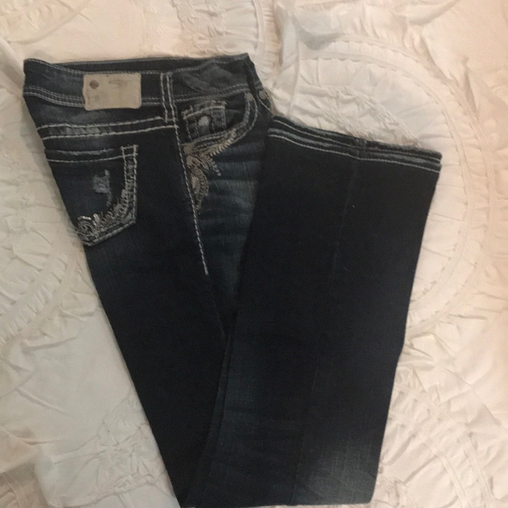 Silver jeans